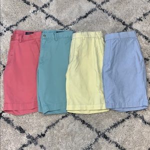 Bundle of 4 colored polo shorts size 32